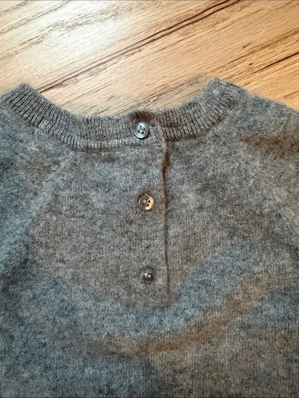 Quince Kids Gray Cashmere Sweater and Pant Set